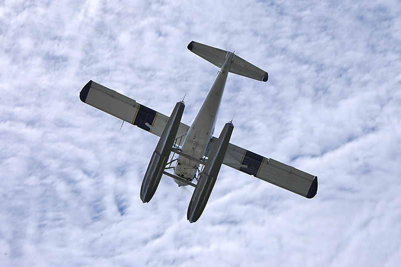 Floatplane on Vancouver Island, British Columbia, Canada.