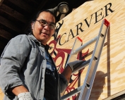 BC People: First Nations Master Carver Sanford Williams, Yuquot, Vancouver Island, British Columbia