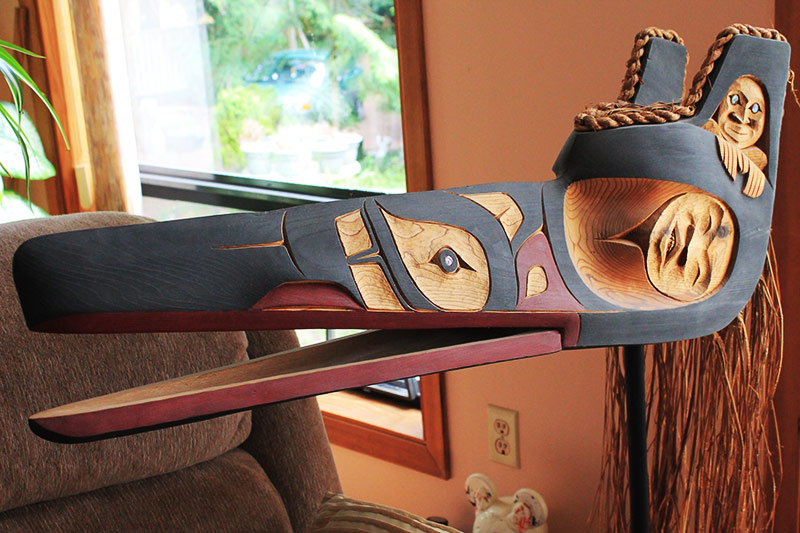 BC People: First Nations Master Carver Sanford Williams, Yuquot, Vancouver Island, British Columbia