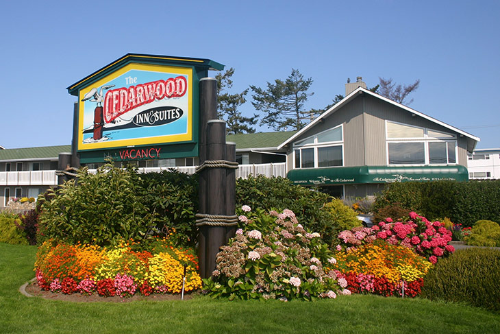 Cedarwood Inn & Suites, Sidney, Greater Victoria, Vancouver Island, British Columbia.
