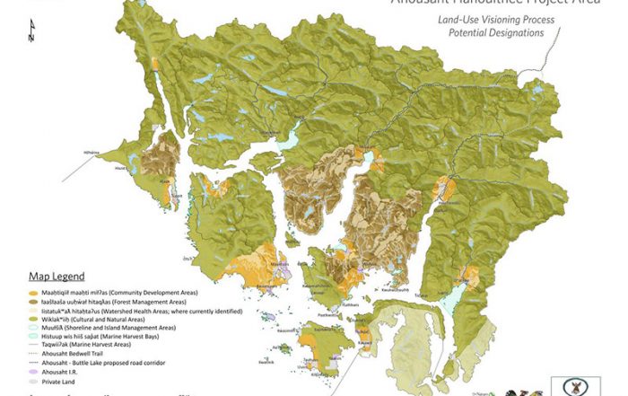 Clayoquot Sound lands to be Protected by Ahousaht First Nation, Vancouver Island, British Columbia
