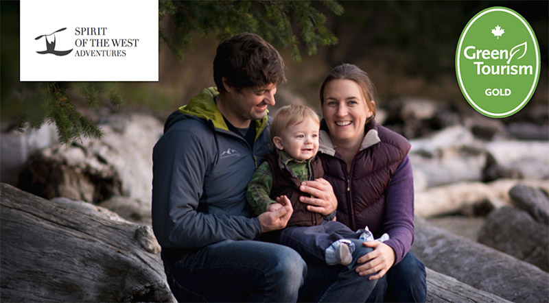 Green Tourism in British Columbia: Spirit of the West Adventures, Quadra Island, BC