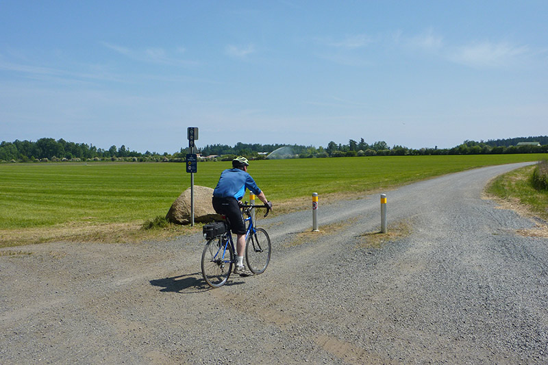 Paving Paradise on Lochside Trail: Biker versus Rider, Victoria, British Columbia