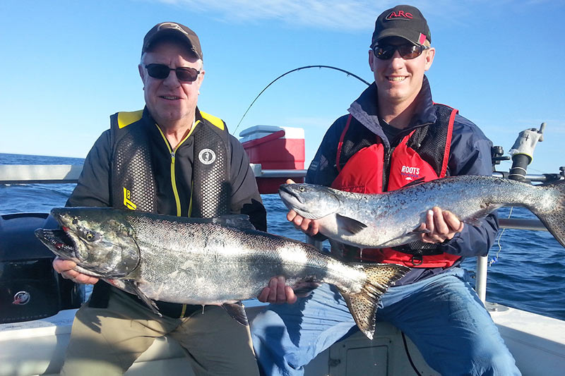 Salmon by Adrian O'Connor and Reel Obsession Sport Fishing, Victoria and Zeballos, Vancouver Island, British Columbia, Canada