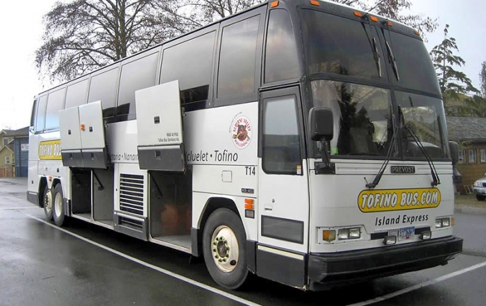 Tofino Bus expands Island Express bus service on Vancouver Island, British Columbia, Canada